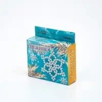 Набор для творчества &laquo;Снежинка на ёлку&raquo; из жемчужных бусин