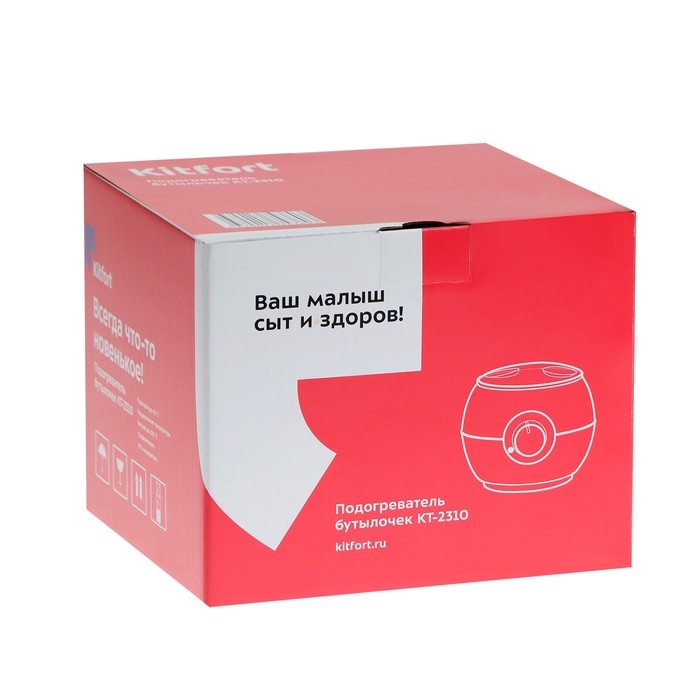 Подогреватель Kitfort КТ-2310, 100 Вт, PTC, от 40 до 100 &deg;С, 1 бутылочка