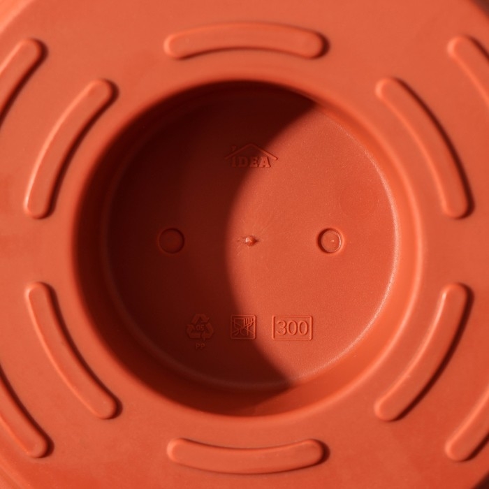 Кашпо-миска &laquo;Ливия&raquo;, d=30 см, 4 л, цвет терракот