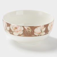 Салатник 14х7 см WY  "Pink O'hara", бежевый