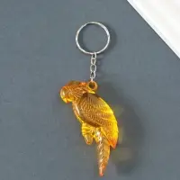 Брелок пластик "Попугай Ара" МИКС 6,8х2,5х1,5 см