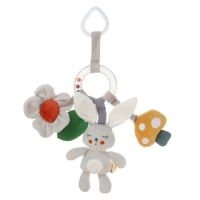 Подвеска - погремушка &laquo;Зайка Бонни&raquo;, прорез, пищалка, шуршалка, на кроватку, коляску, Крошка Я