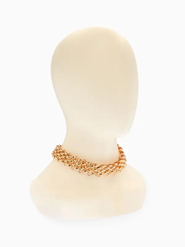 Колье-чокер "Кальчуга", цвет золото