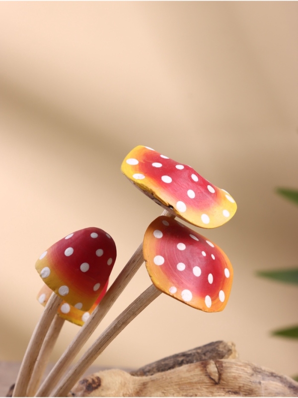 Сувенир "Коряга с грибочками" дерево Албезия, 30х10х17 см