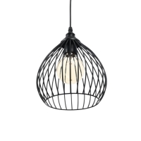 Люстра "Арландо" 3хЕ27 40Вт черный 60х20х20-200см