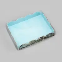 Коробка для печенья, кондитерская новогодняя упаковка, &laquo;С Новым годом!&raquo;, 14&times;10.5&times;2.5 см