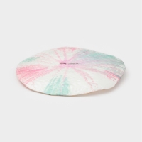 Тарелка обеденная "Magro" 24 см, цвет бирюзово-розовый