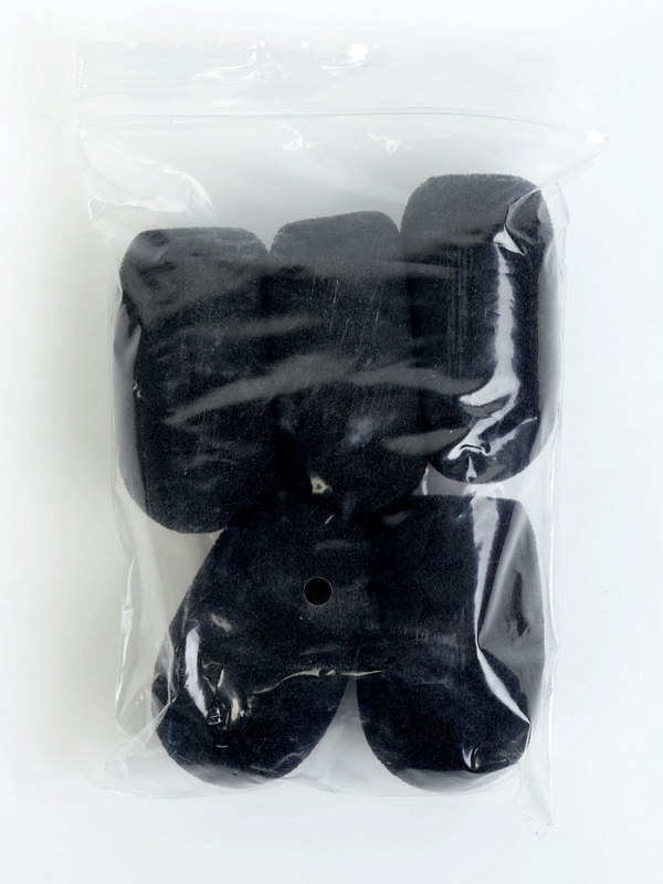 Набор ветрозащиты для микрофона Music Life, черный, 5 штук, 3,5 х 3,5 см