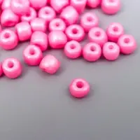 Бисер круглый 6/0 в бутылочке "Зефирно-розовый" 20 гр