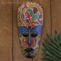 Маска дерево "Абориген рыбка" 3х12х30 см