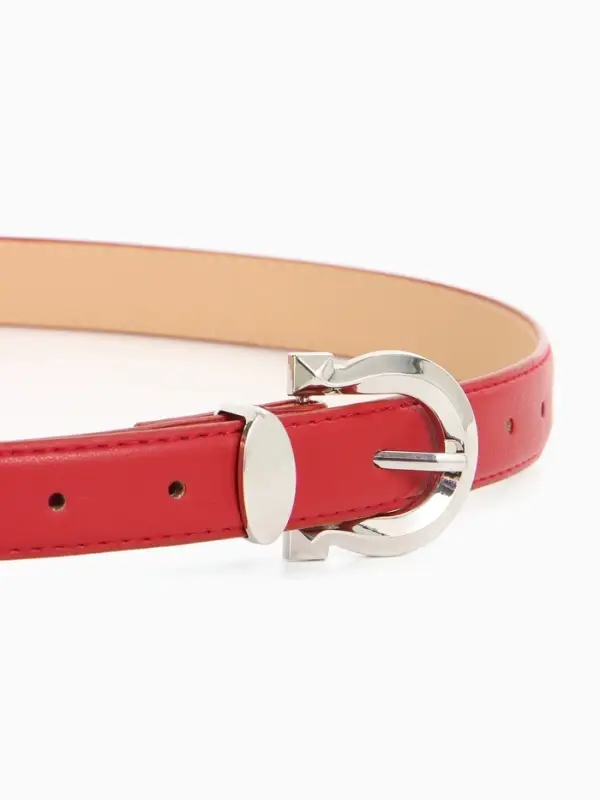 Ремень жен 04-01-02-01, Март2507, 2,3*0,3*110 см, без винта, пряж металл, 1 прокол,