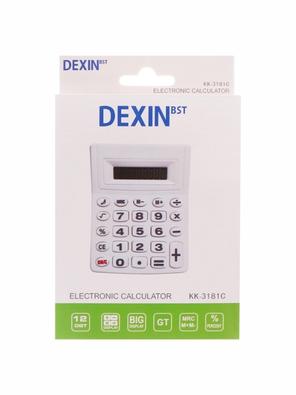 Калькулятор настольный 08-разрядный, розовый