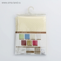 Штора для ванной &laquo;Бриллиант&raquo;, 180&times;180 см, полиэстер, цвет слоновой кости