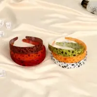 Ободок для волос &laquo;Янтарный свет&raquo;, рисунок, 2.5 см, МИКС