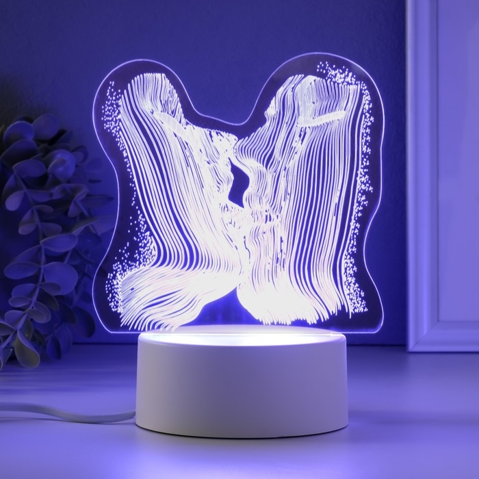 Светильник "Поцелуй" LED RGB от сети RISALUX