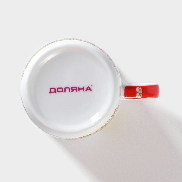 Набор детской посуды из керамики Доляна &laquo;Такси&raquo;, 3 предмета: кружка 230 мл, миска 400 мл, тарелка d=18 см