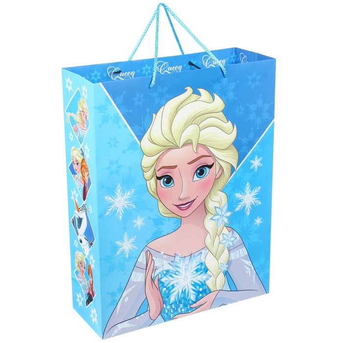 Пакет подарочный, 31х40х11.5 см, упаковка, Холодное сердце