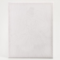 Картина по номерам на холсте с подрамником с золотой краской &laquo;Балерина за окном&raquo;, 40 х 50 см