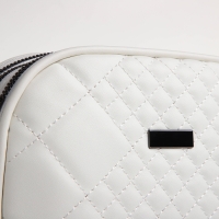 Сумка женская кросс-боди на молнии, цвет белый