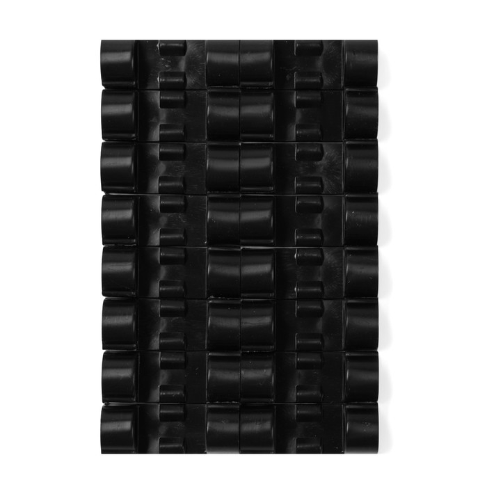 Держатель самоклеящийся для проводов и гирлянд ТУНДРА krep, 15х40 мм, цвет черный, 16 шт