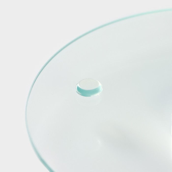 Подставка стеклянная для торта вращающаяся Доляна &laquo;Париж&raquo;, d=32 см ㅤ