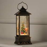 Светодиодная фигура &laquo;Ребёнок у ёлки&raquo; 10 &times; 27 &times; 10 см, пластик, батарейки ААх3 (не в комплекте), свечение тёплое белое