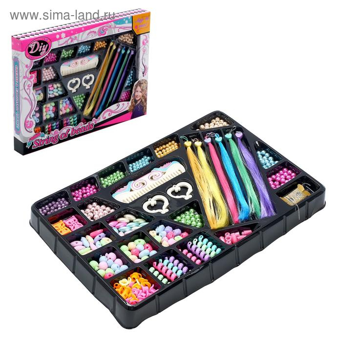 Набор парикмахера &laquo;Плетём косы&raquo; с аксессуарами для волос