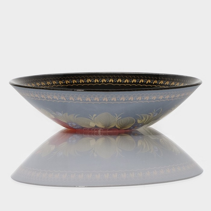 Салатник стеклянный Доляна &laquo;Народные мотивы&raquo;, 920 мл, 22&times;5 см