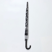 Зонт - трость полуавтоматический &laquo;Клетка&raquo;, 8 спиц, R = 47/55 см, D = 110 см, цвет МИКС