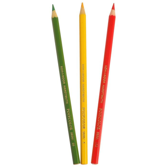 Карандаши 24 цвета Koh-I-Noor 3834 POLYCOLOR 3834, картонная упаковка, европодвес