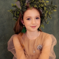 Кулон &laquo;Снежинка&raquo; идеальная, цвет белый в серебре, 45 см