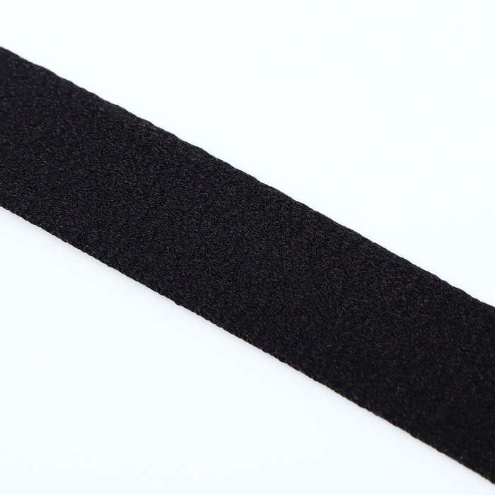 Лента тоннельная, двухстрочная, 10 мм, 50 &plusmn; 1 м, цвет чёрный