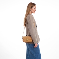 Сумка женская TEXTURA, маленький размер, цвет светло-коричневый