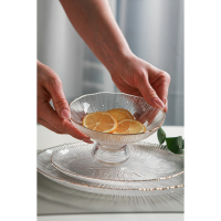 Ваза из стекла для фруктов &laquo;Фейверк&raquo;, 350 мл, 15&times;7,5 см, цвет прозрачный