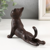 Сувенир чугун "Кот - Приветствие солнца" 16х6,5х10 см