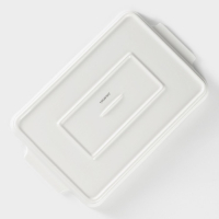 Блюдо фарфоровое для запекания Magistro &laquo;Бланш&raquo;, 35,5&times;22 см, цвет белый