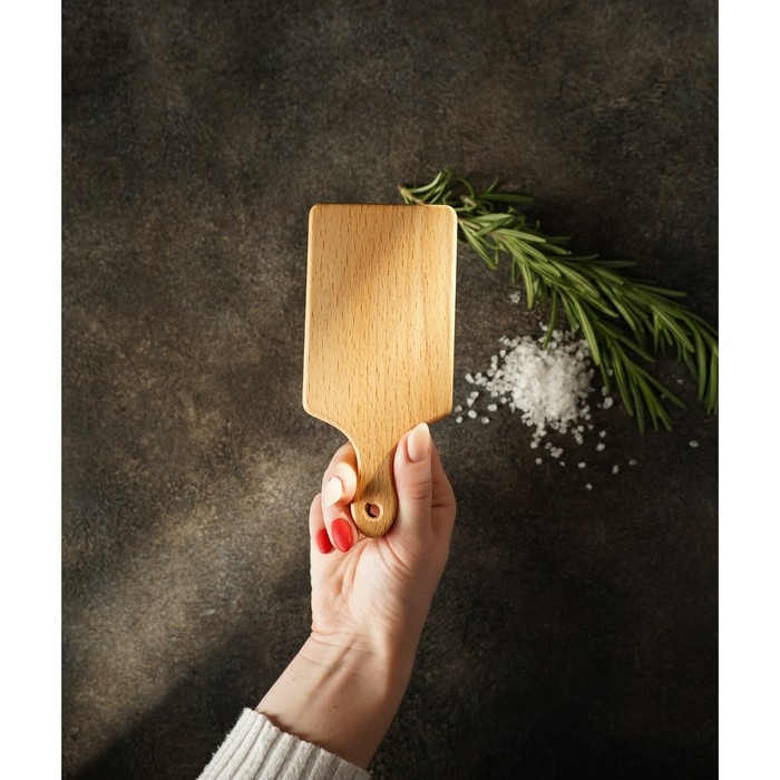 Доска разделочная для канапе и фудфото Доляна, прямоугольная, 15&times;7&times;1,6 см, цельный бук