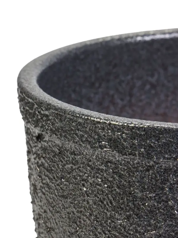 Горшок цветочный с поддоном 2,4 л, керамика "Шагрень" (М)