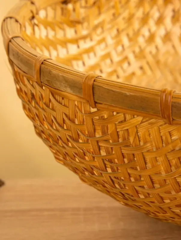 Чаша плетеная, 32 см, бамбук