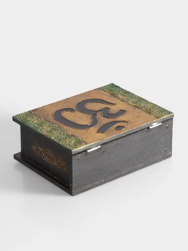 Шкатулка &laquo;Ом&raquo;, 19&times;15&times;7 см, МДФ