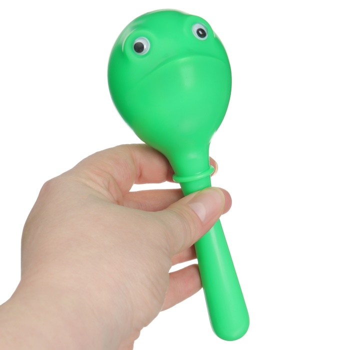 Набор погремушек &laquo;Лягушата: кастаньеты, перкуссионный маракас&raquo;, 3 шт., цвет зеленый, Крошка Я