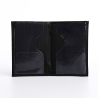 Обложка для паспорта, цвет чёрный