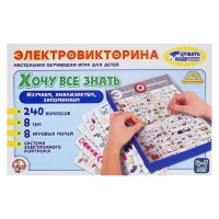 Электровикторина &laquo;Хочу всё знать&raquo;