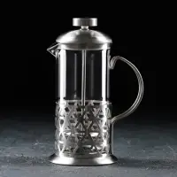 Френч-пресс стеклянный Доляна &laquo;Фараон&raquo;, 350 мл, 13&times;9&times;19 см