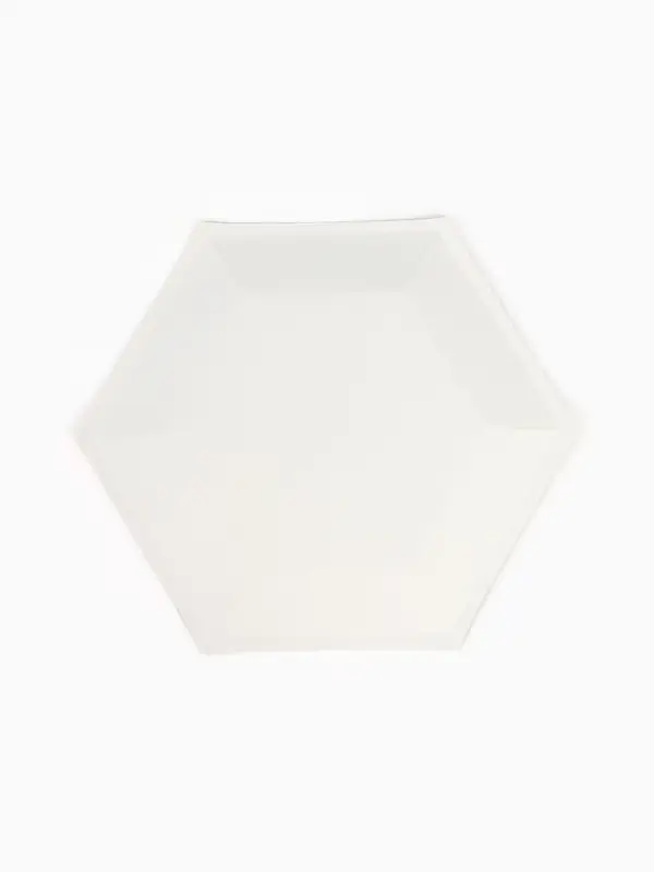 Набор посуды для праздника на 20 персон, белый с золотом (тарелки 23 см, стакан 250 мл)