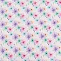 Бумага упаковочная глянцевая &laquo;Цветы&raquo;, 70 &times; 100 см