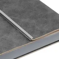 Ежедневник Petrus Flap, недатированный, серый