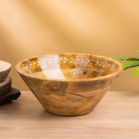 Салатник "Пряник" дерево манго 25х25х10 см