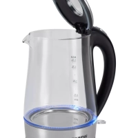 Чайник HYK-G8406 1,7л 2200Вт прозрачный (металл)