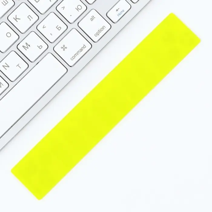 Линейка пластиковая 15 см &laquo;Я твой улыбака&raquo;, неоновый корпус